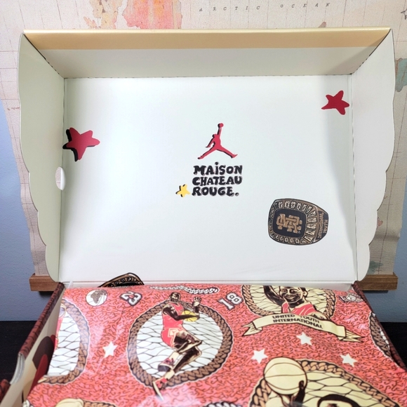 BRAND NEW Jordan 2 Retro SP Maison Chateau Rouge Men's Size 11.0 - Picture 8 of 10